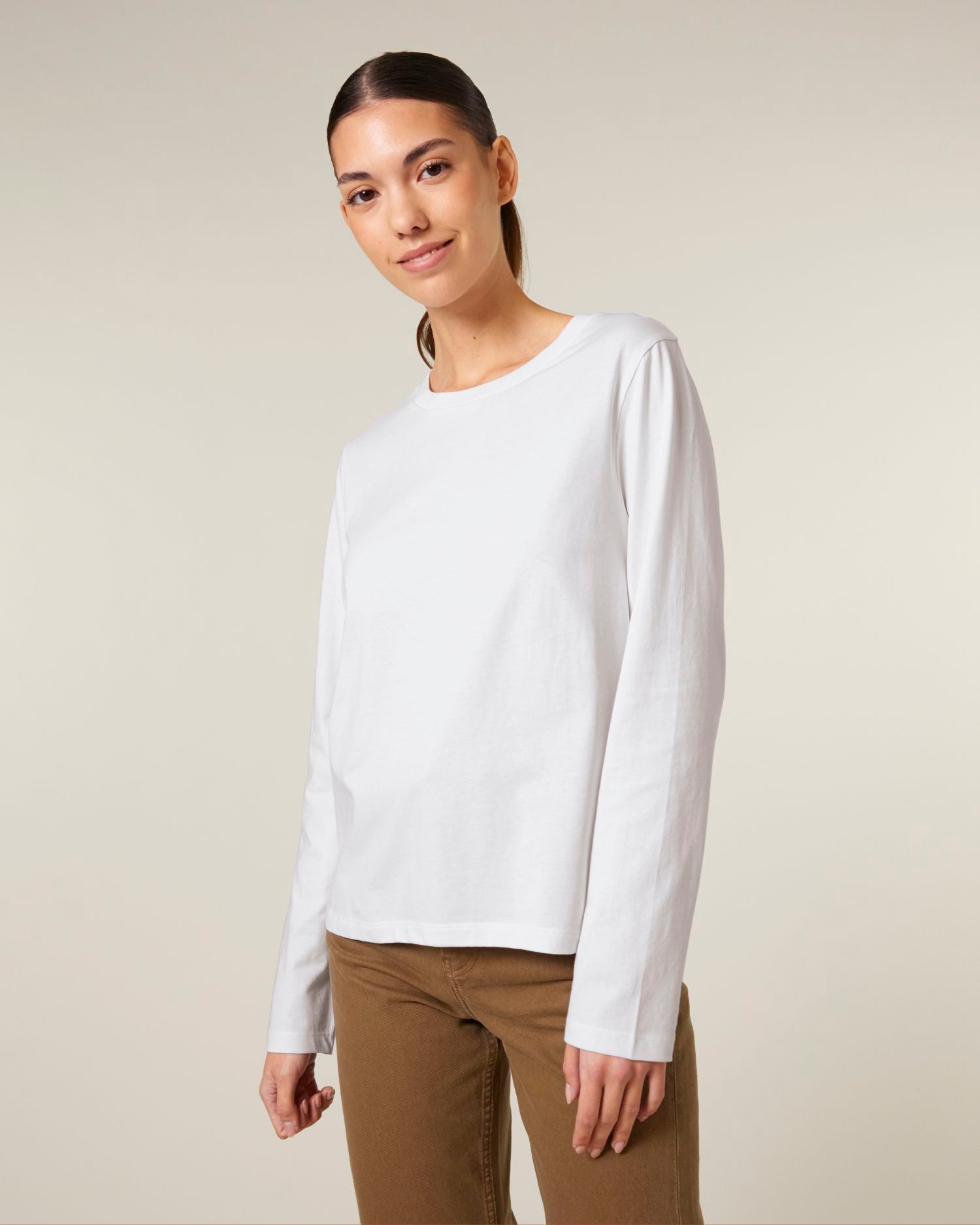 Women's Organic Long Sleeve T-Shirt - 180 GSM | Stella Muser Long Sleeve STTW219