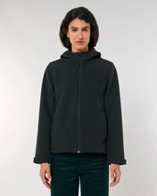 Women's Hooded Water-Repellent Softshell Jacket - 342 GSM | Stella Discoverer STJW159