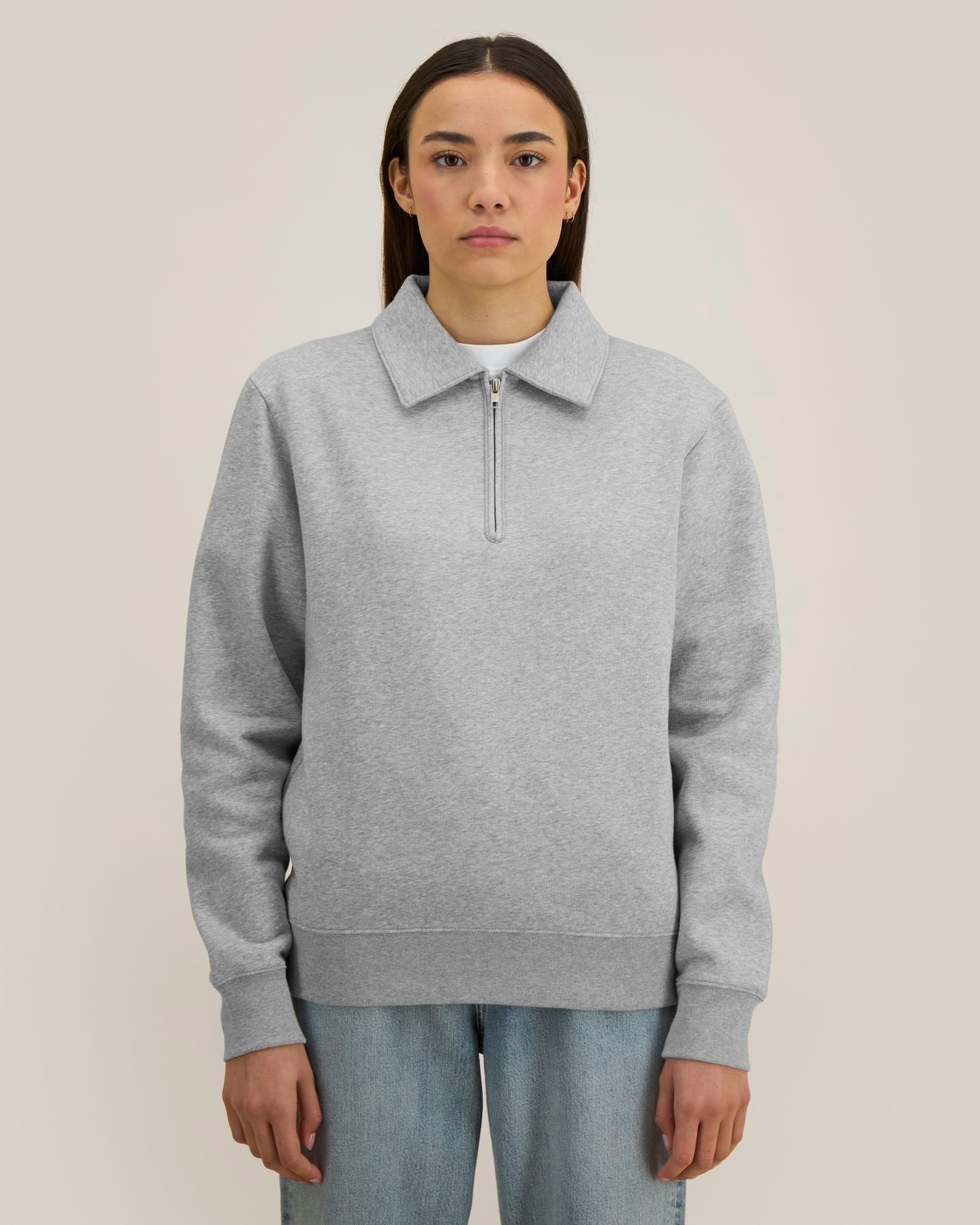 Sudadera unisex con cuello y cremallera de un cuarto - 280 GSM | Proper - STSU273