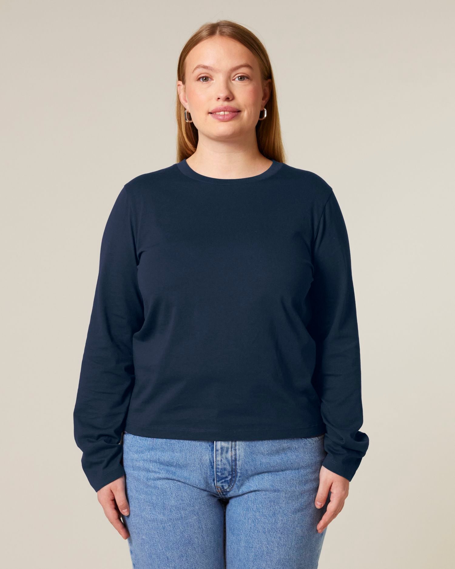 Women's Organic Long Sleeve T-Shirt - 180 GSM | Stella Muser Long Sleeve STTW219