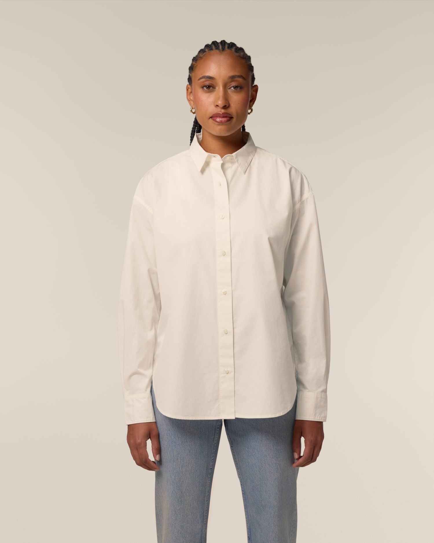 Damen Popeline-Hemd in entspannter Passform - 130 GSM | Stella Styler Shirt STWW973