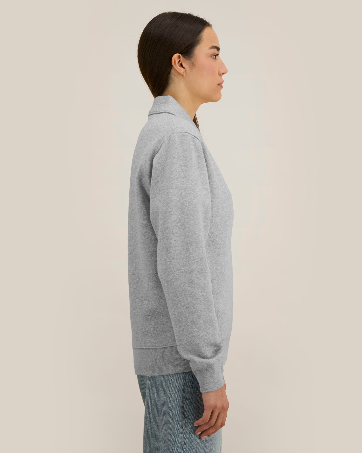 Sudadera unisex con cuello y cremallera de un cuarto - 280 GSM | Proper - STSU273