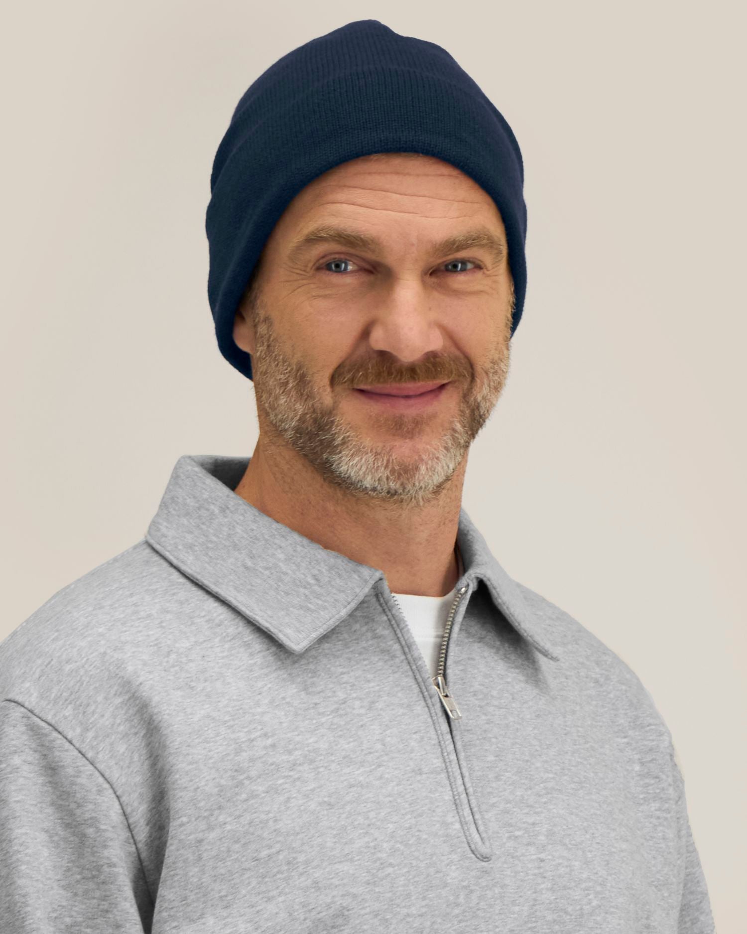 Unisex Fleece-Lined Organic Cotton Beanie | Fielder - STAU297