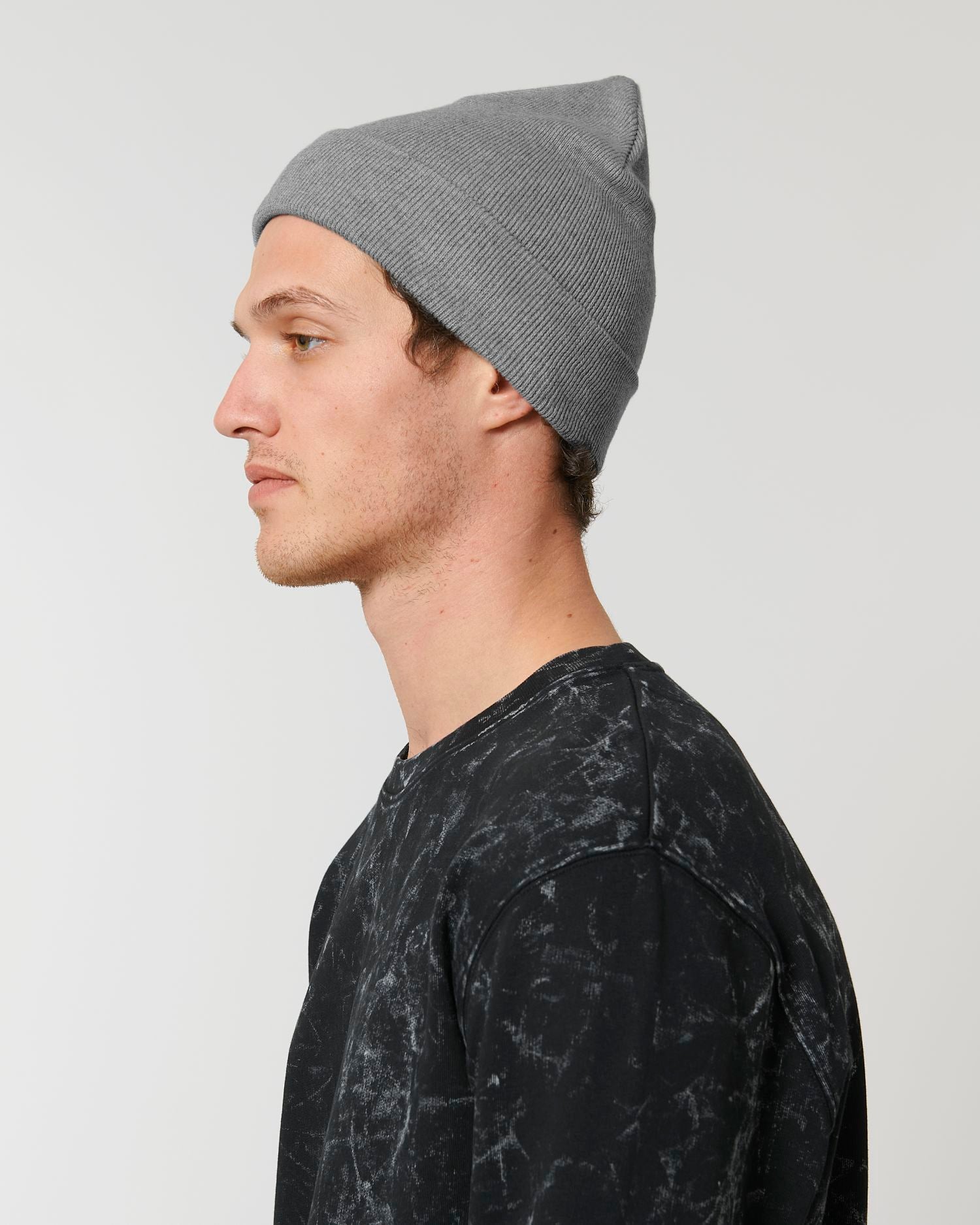 Organic & Recycled Two-Layer Beanie | Rib Beanie STAU772