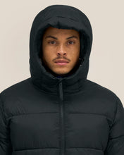 Unisex-Pufferjacke mit Kapuze aus recyceltem Nylon | Puffer 2.0 - STJU292