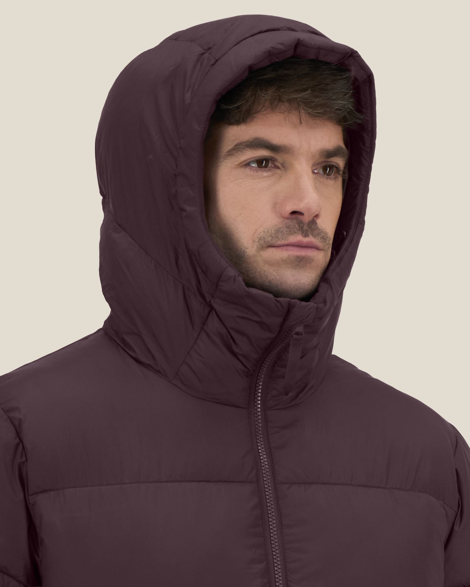 Unisex-Pufferjacke mit Kapuze aus recyceltem Nylon | Puffer 2.0 - STJU292