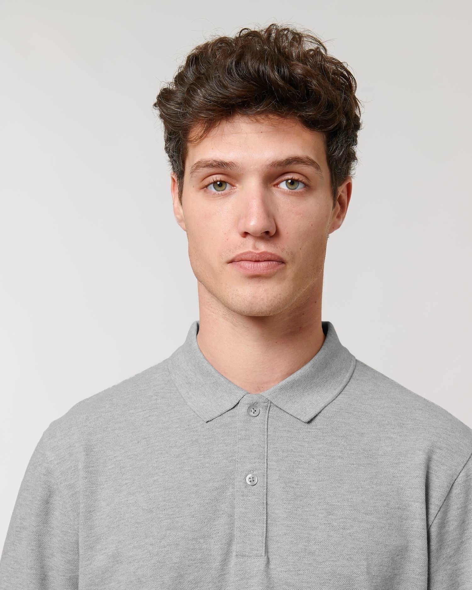 Unisex Organic Long Sleeve Polo Shirt | Prepster STPU332