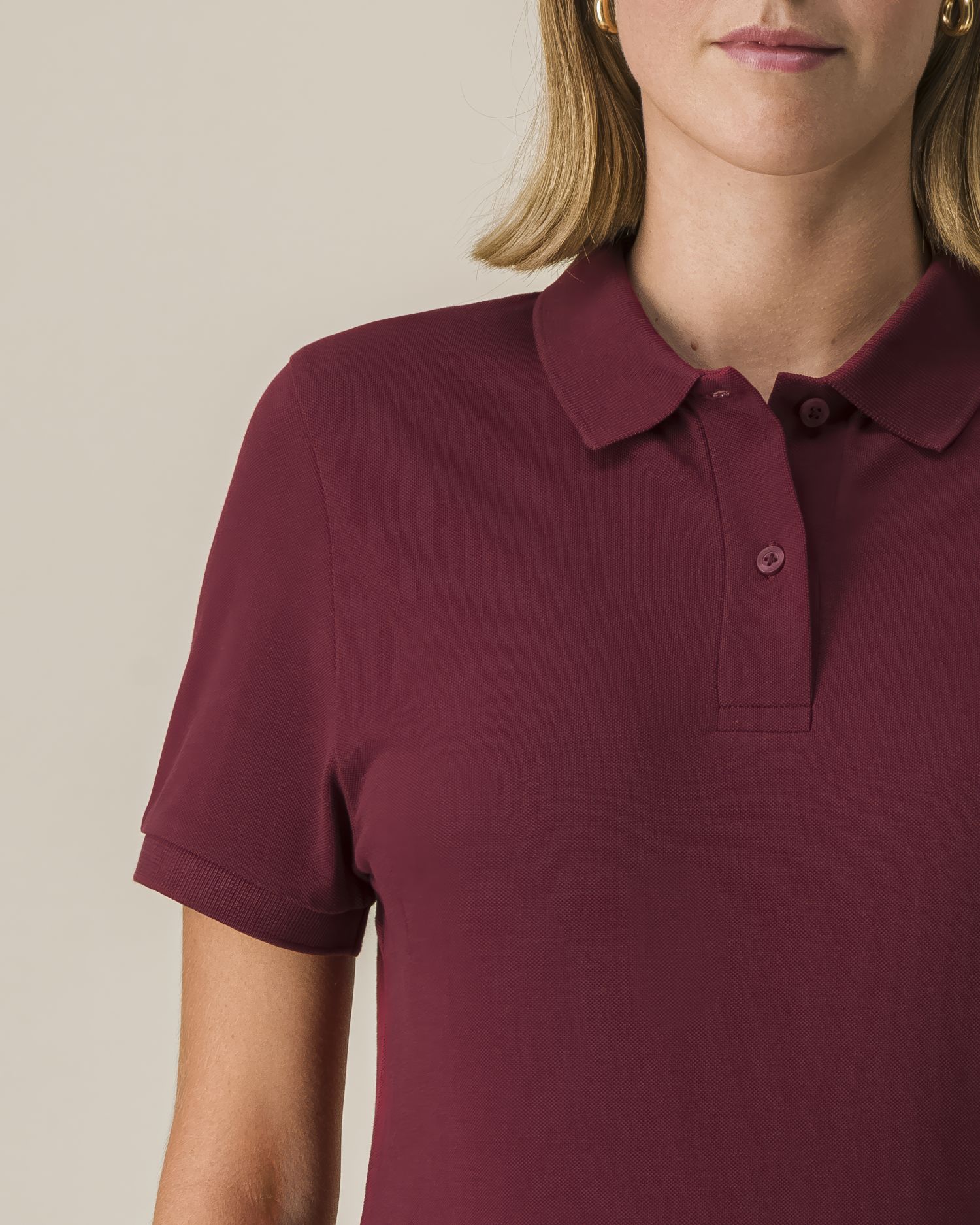 Women's Fitted Polo Shirt - 185 GSM | Stella Coaster STPW977