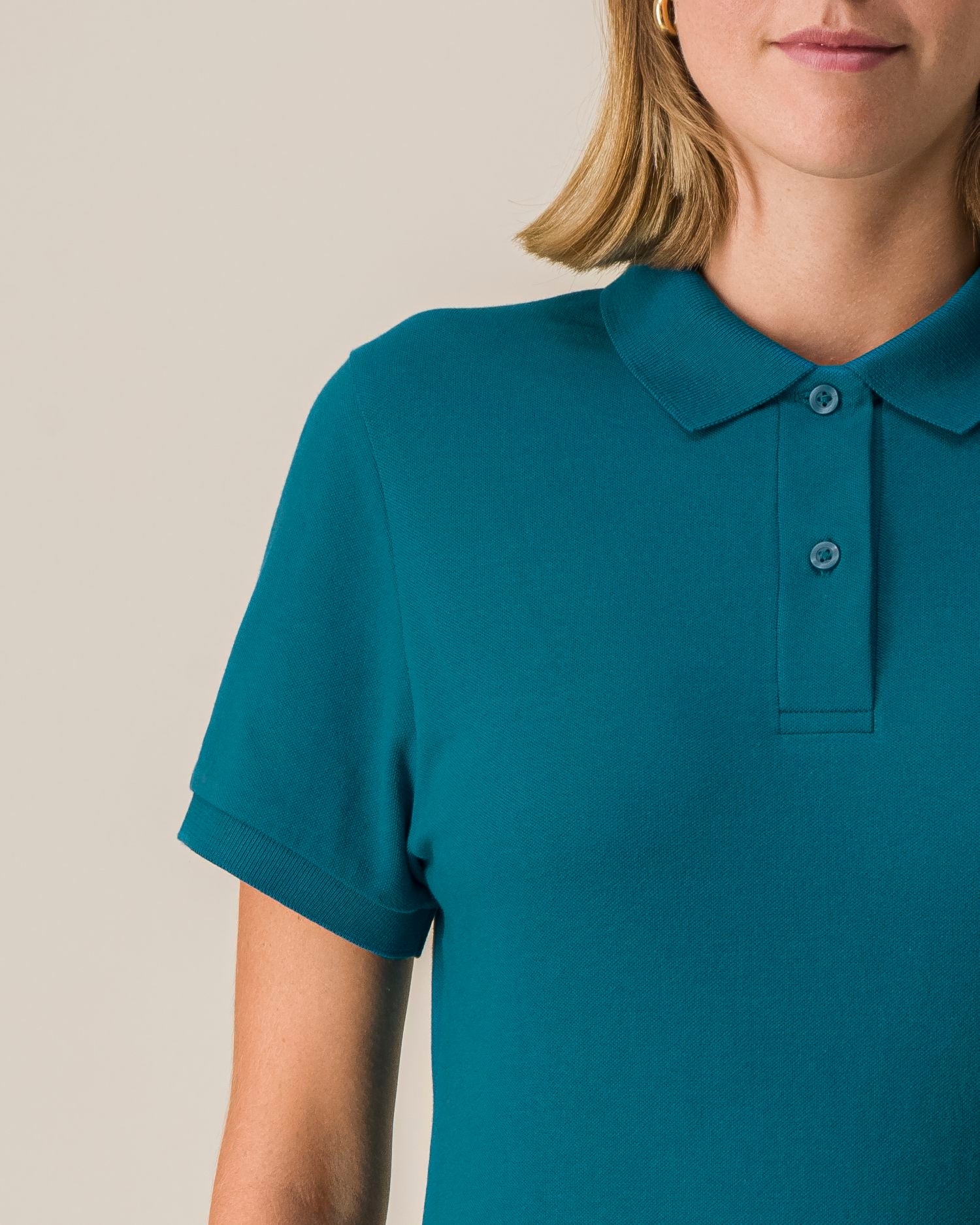 Women's Fitted Polo Shirt - 185 GSM | Stella Coaster STPW977