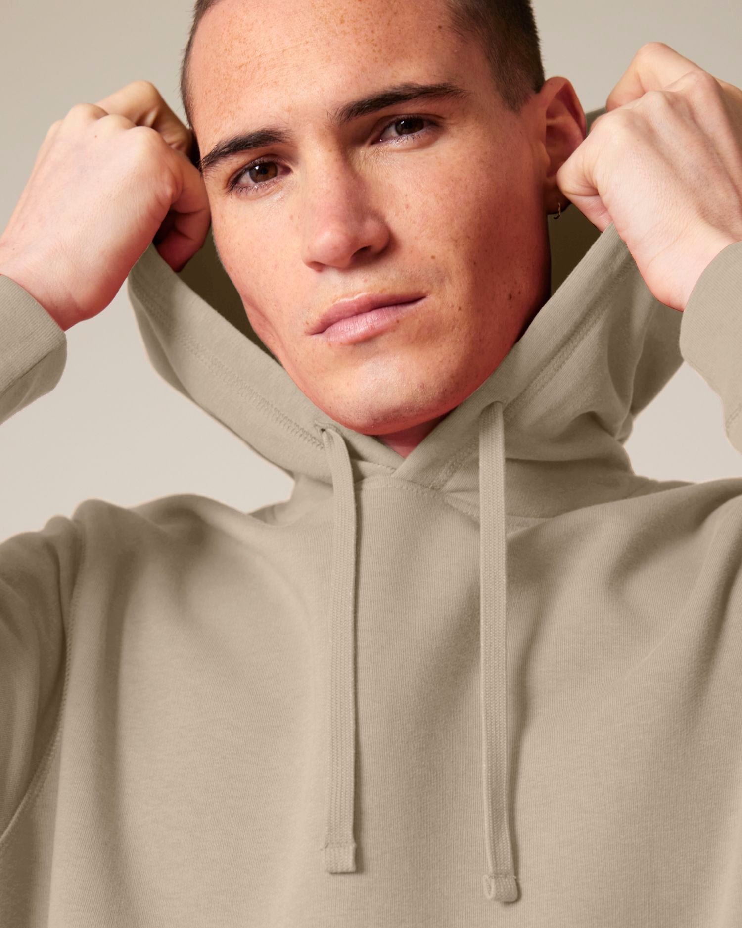 Unisex Hoodie Sweatshirt van Biologisch Katoen Middel-Licht - 280 GSM | Drummer 2.0 STSU168