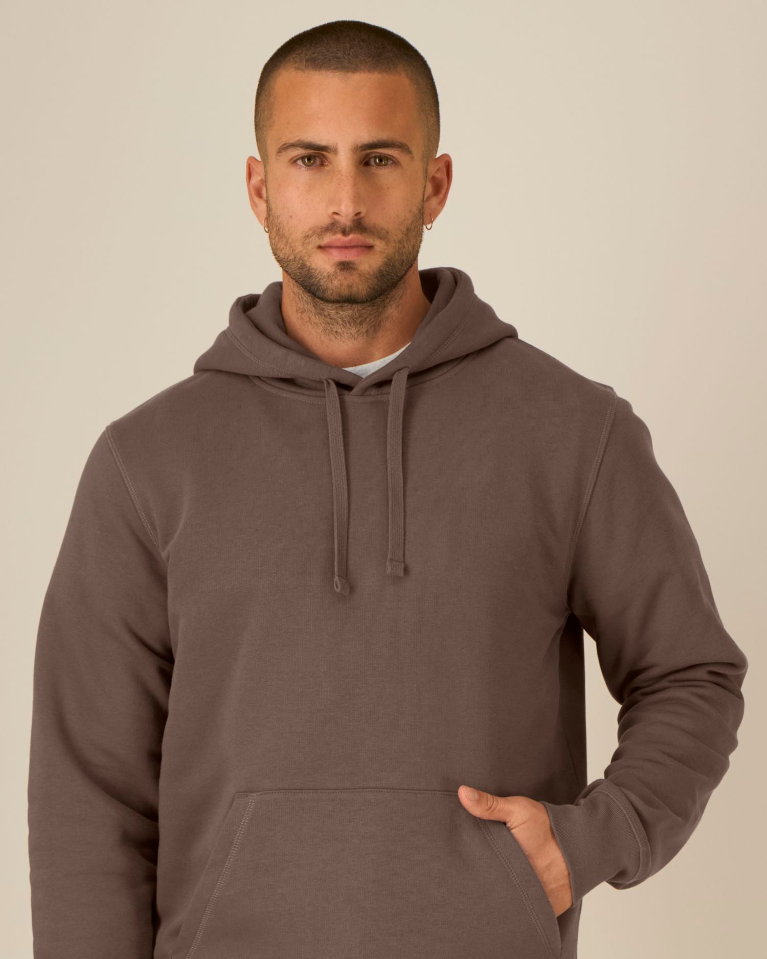 Unisex Hoodie Sweatshirt van Biologisch Katoen Middel-Licht - 280 GSM | Drummer 2.0 STSU168