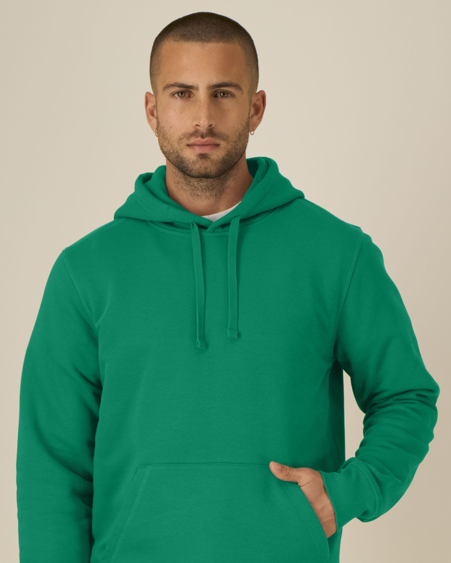 Unisex Hoodie Sweatshirt van Biologisch Katoen Middel-Licht - 280 GSM | Drummer 2.0 STSU168