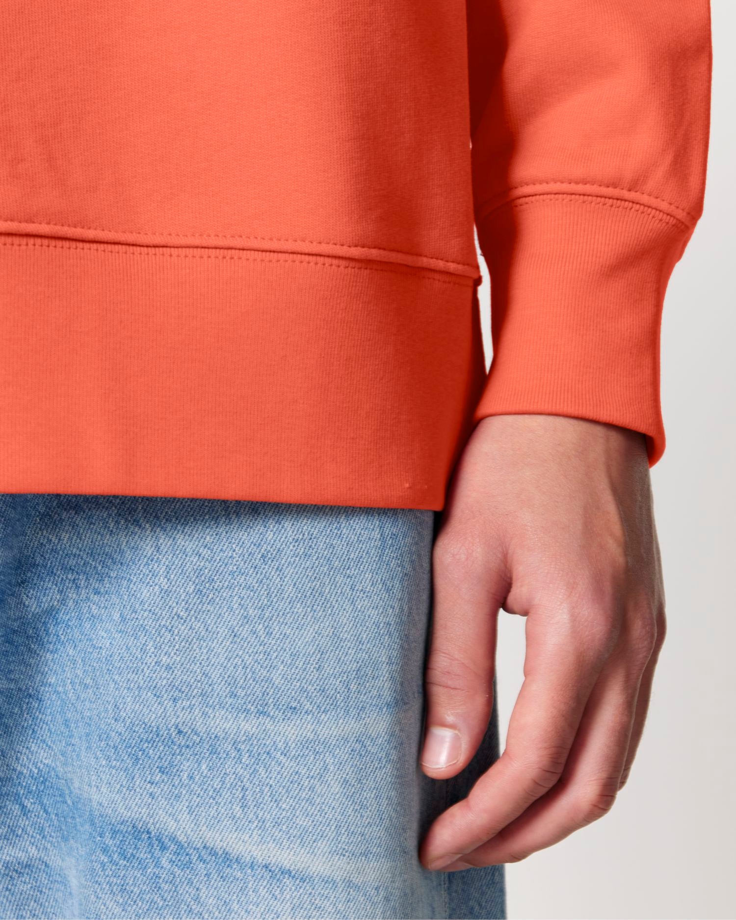 Sudadera unisex de cuello redondo - algodón orgánico 350 GSM | STSU178 Changer 2.0