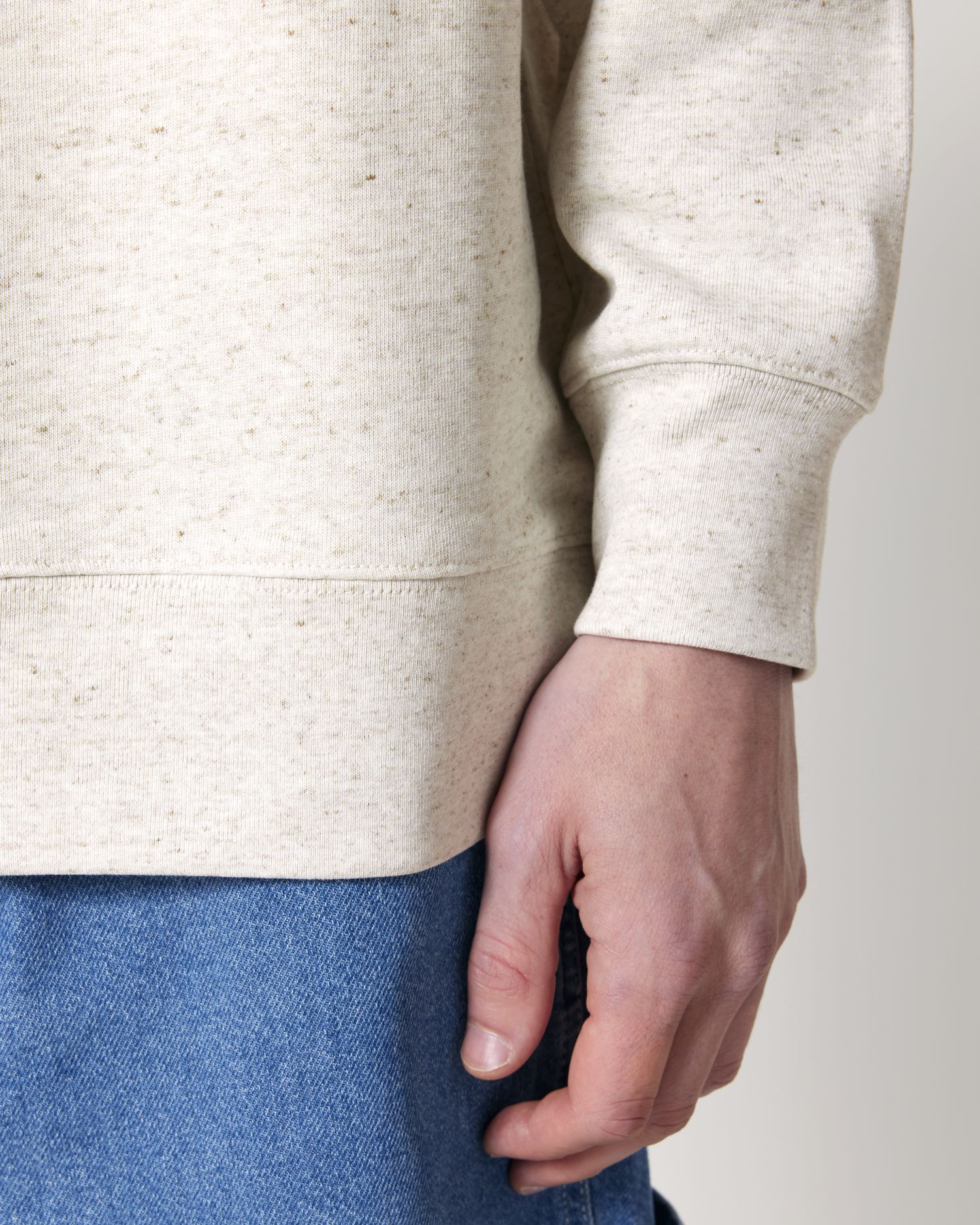 Sudadera unisex de cuello redondo - algodón orgánico 350 GSM | STSU178 Changer 2.0
