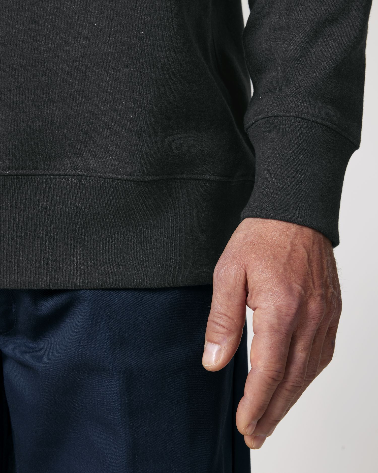 Sudadera unisex de cuello redondo - algodón orgánico 350 GSM | STSU178 Changer 2.0