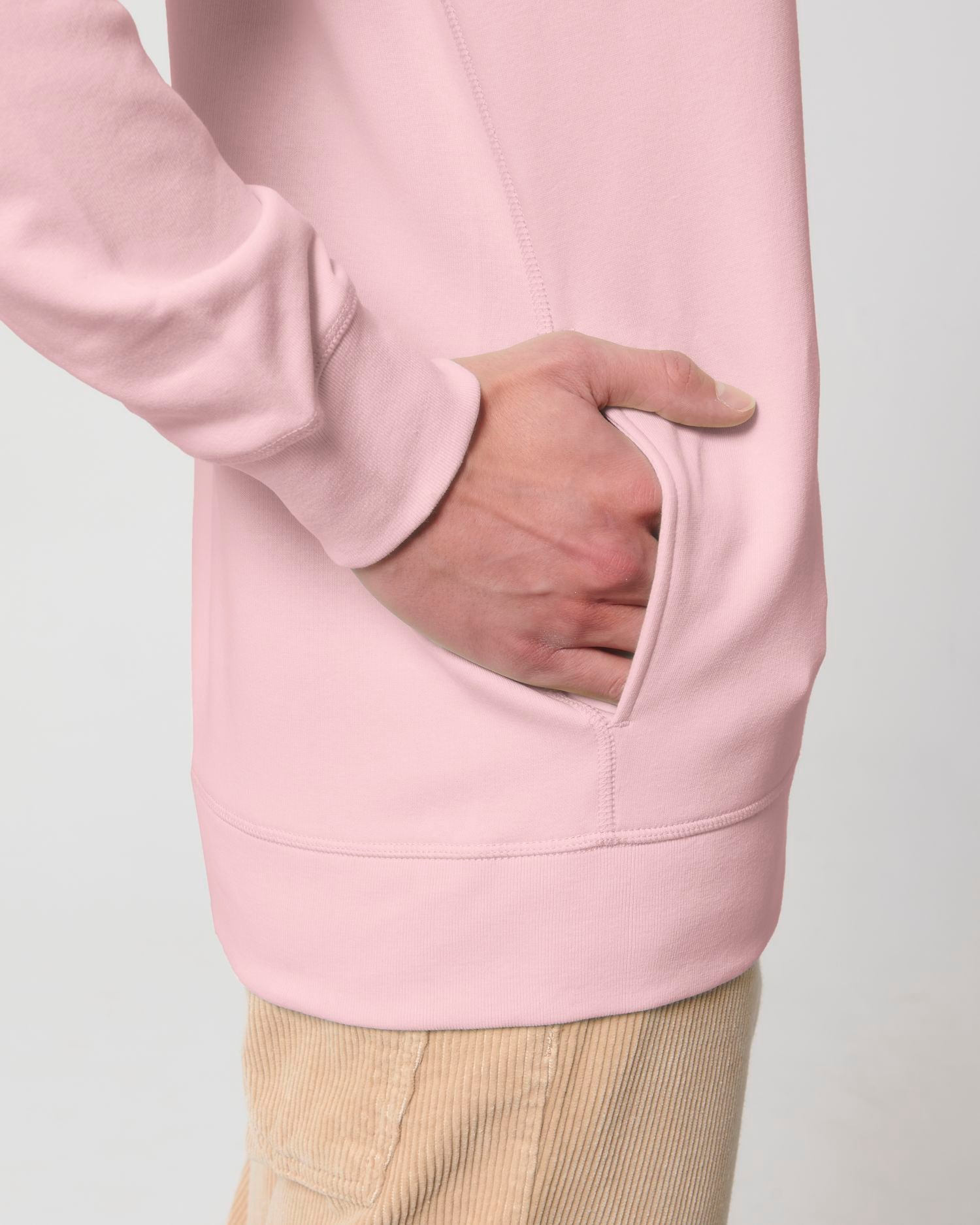 Unisex biologische hoodie met zijzakken | Sider STSU824