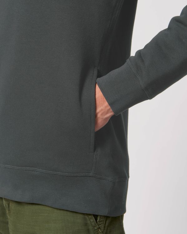 Sweat à Capuche Unisexe en Coton Bio avec Poches Latérales | Sider STSU824