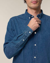 Heren Denim Shirt - 235 GSM | Stanley Denim Shirt STWM967