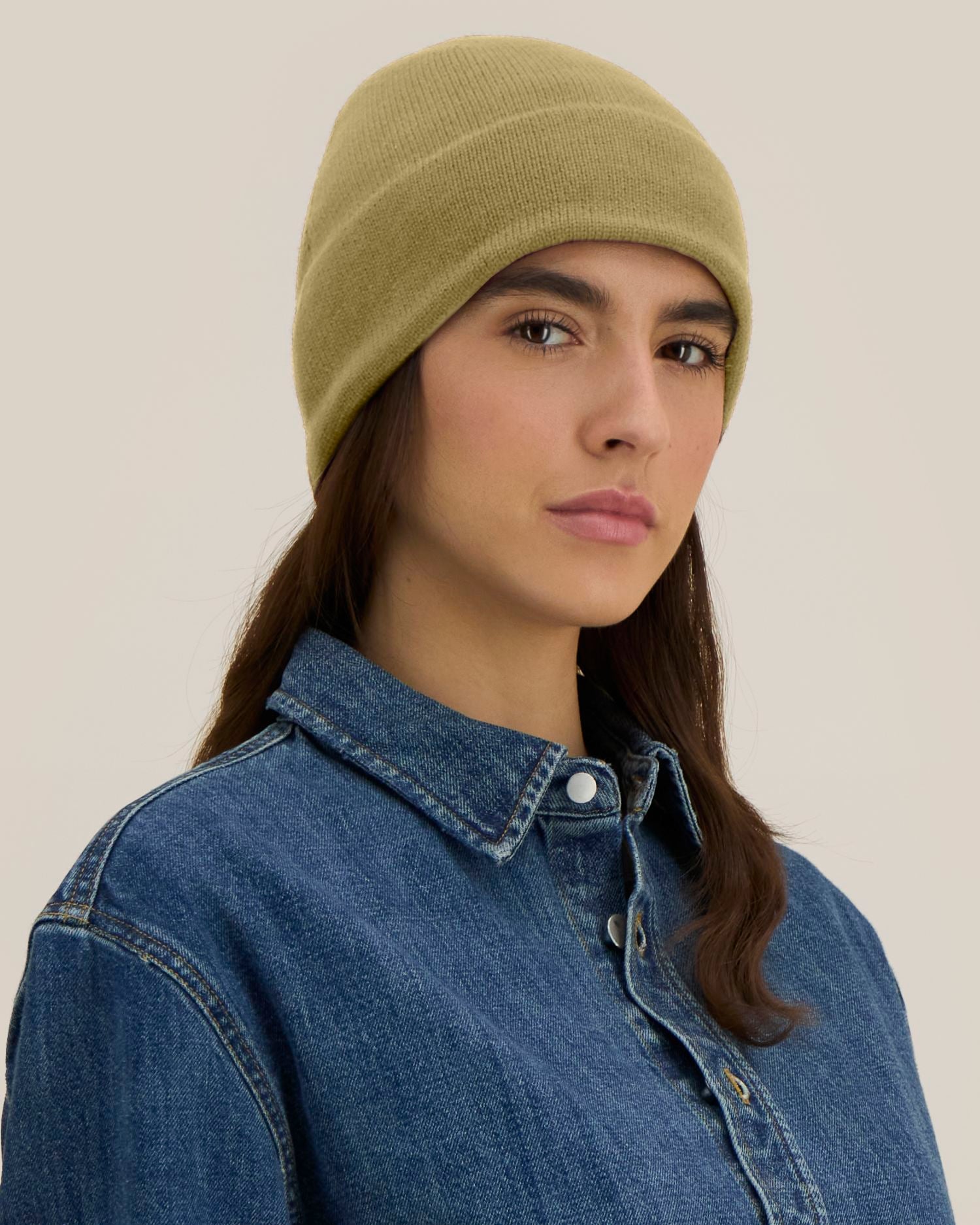 Unisex Fleece-Lined Organic Cotton Beanie | Fielder - STAU297
