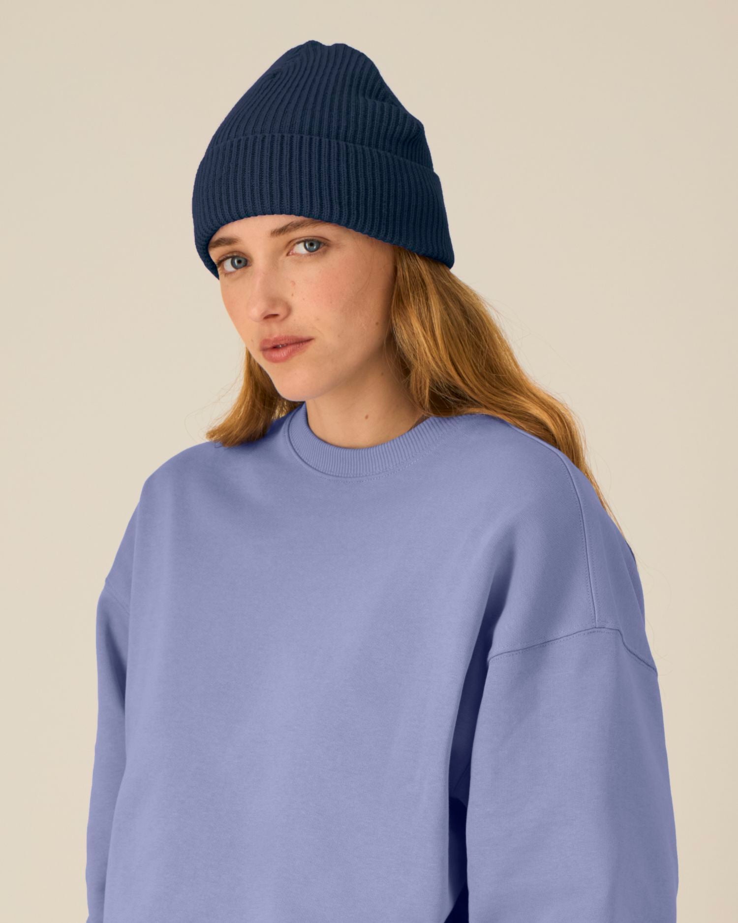 Organic Transition Ribbed Beanie | Fisherman Beanie STAU771