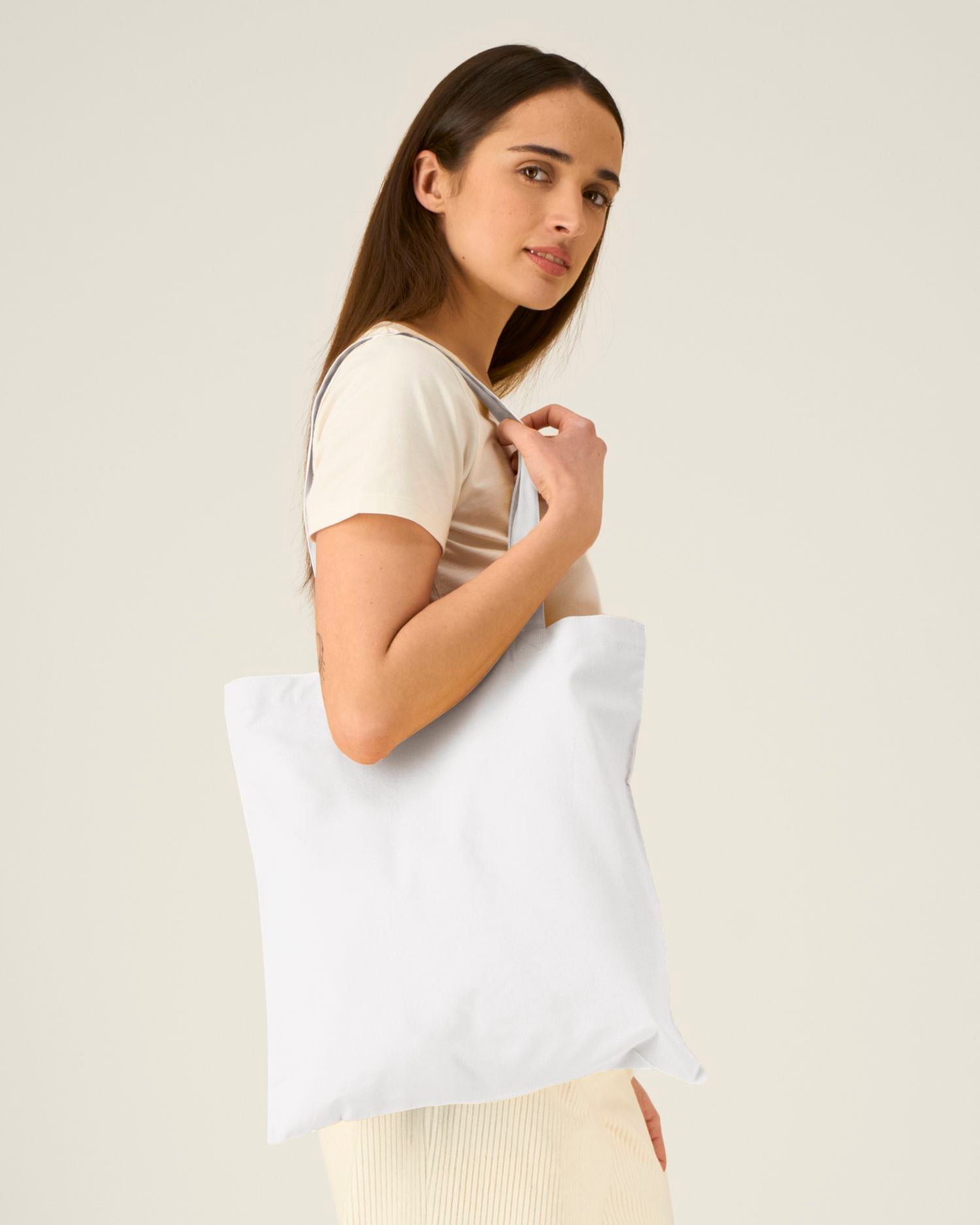 Organische Katoenen Tote Bag - 160 g/m² | Lichte Tote Bag STAU773
