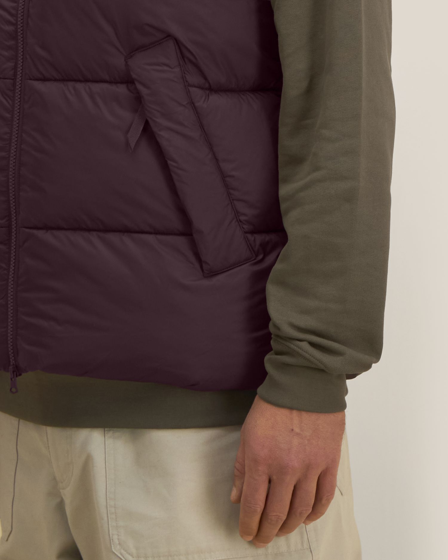 Unisex Padded Gilet in Recycled Nylon | Puffer Gilet 2.0 - STJU293