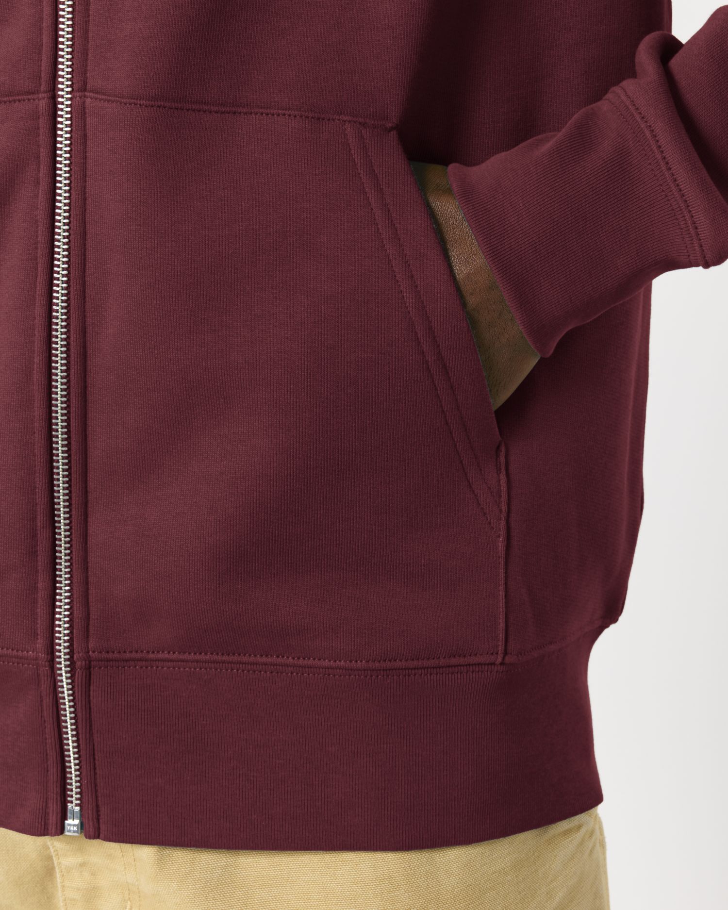 Sweat à capuche zippé unisexe - Coton biologique 350 GSM | Cultivator 2.0 Zipthru STSU179