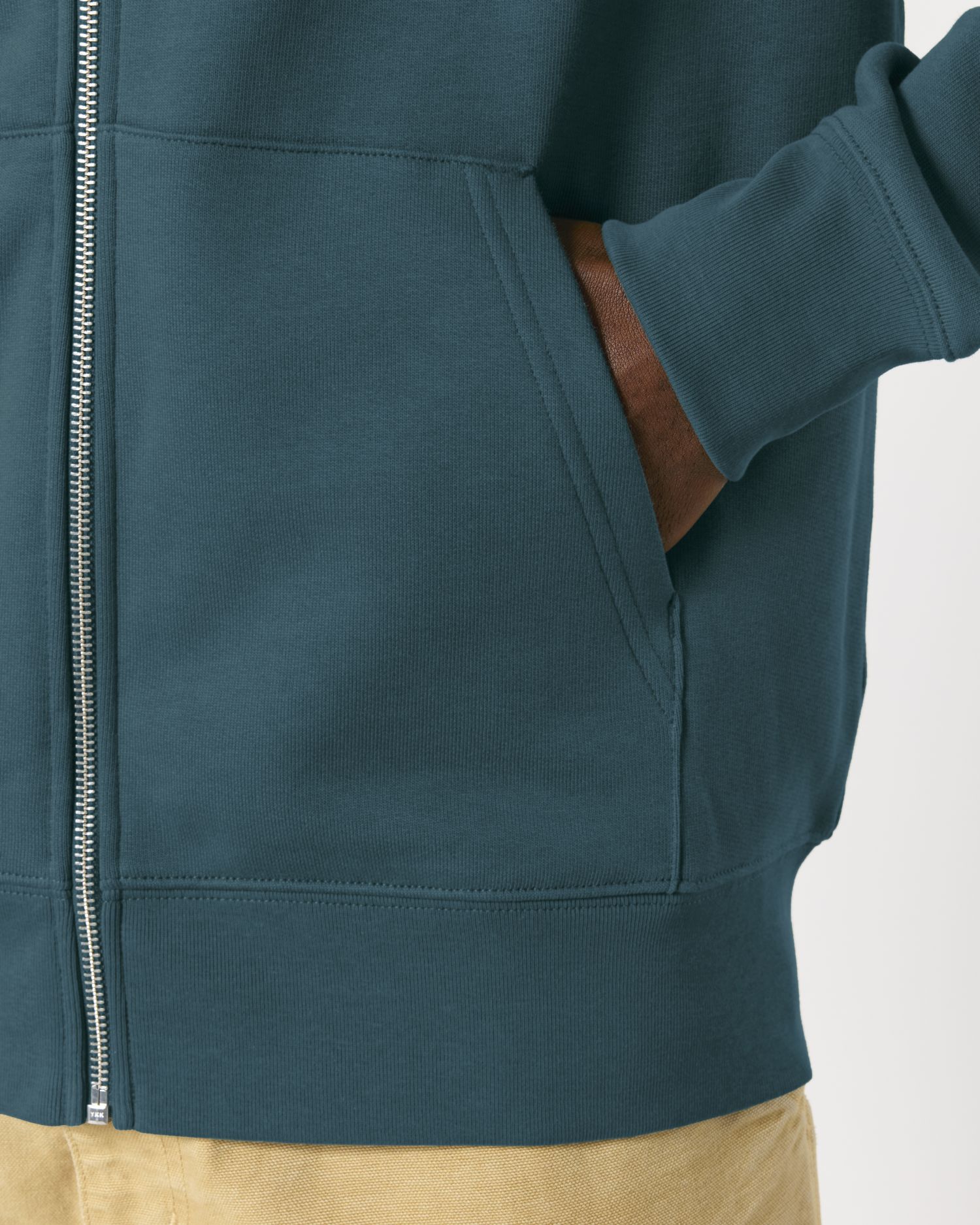 Sweat à capuche zippé unisexe - Coton biologique 350 GSM | Cultivator 2.0 Zipthru STSU179