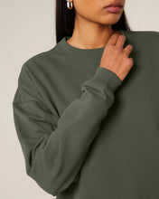 Unisex Oversized Organic Cotton Crew Neck Sweatshirt - 350 GSM | Radder 2.0 STSU208