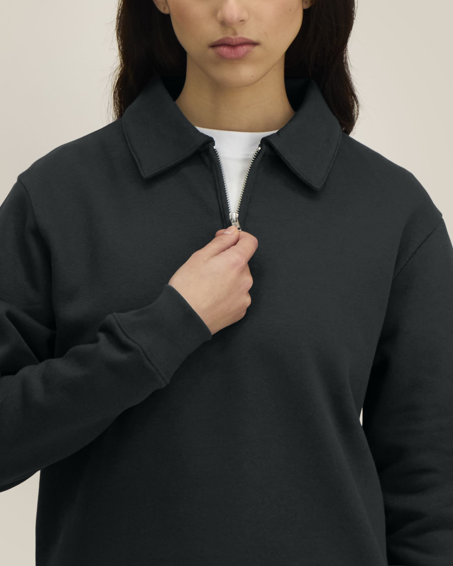 Sudadera unisex con cuello y cremallera de un cuarto - 280 GSM | Proper - STSU273