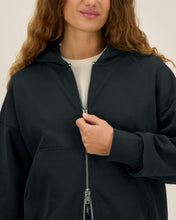 Sudadera unisex Oversized con capucha y cremallera completa de algodón reciclado - 400 g/m² | Fronter - STSU275