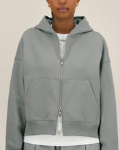 Sudadera unisex Oversized con capucha y cremallera completa de algodón reciclado - 400 g/m² | Fronter - STSU275