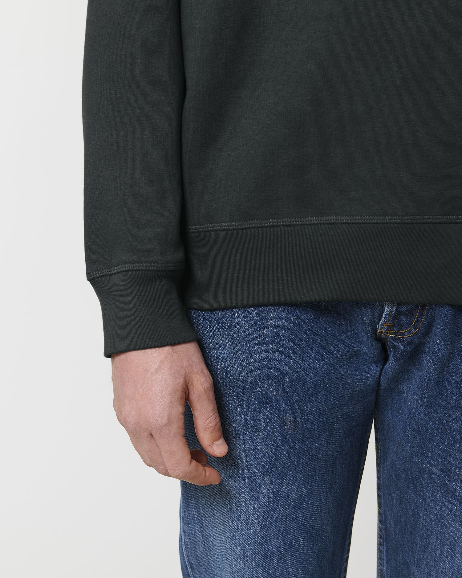 Sudadera de Cuello redondo orgánica unisex de peso medio-ligero - 280 g/m² | Roller STSU868