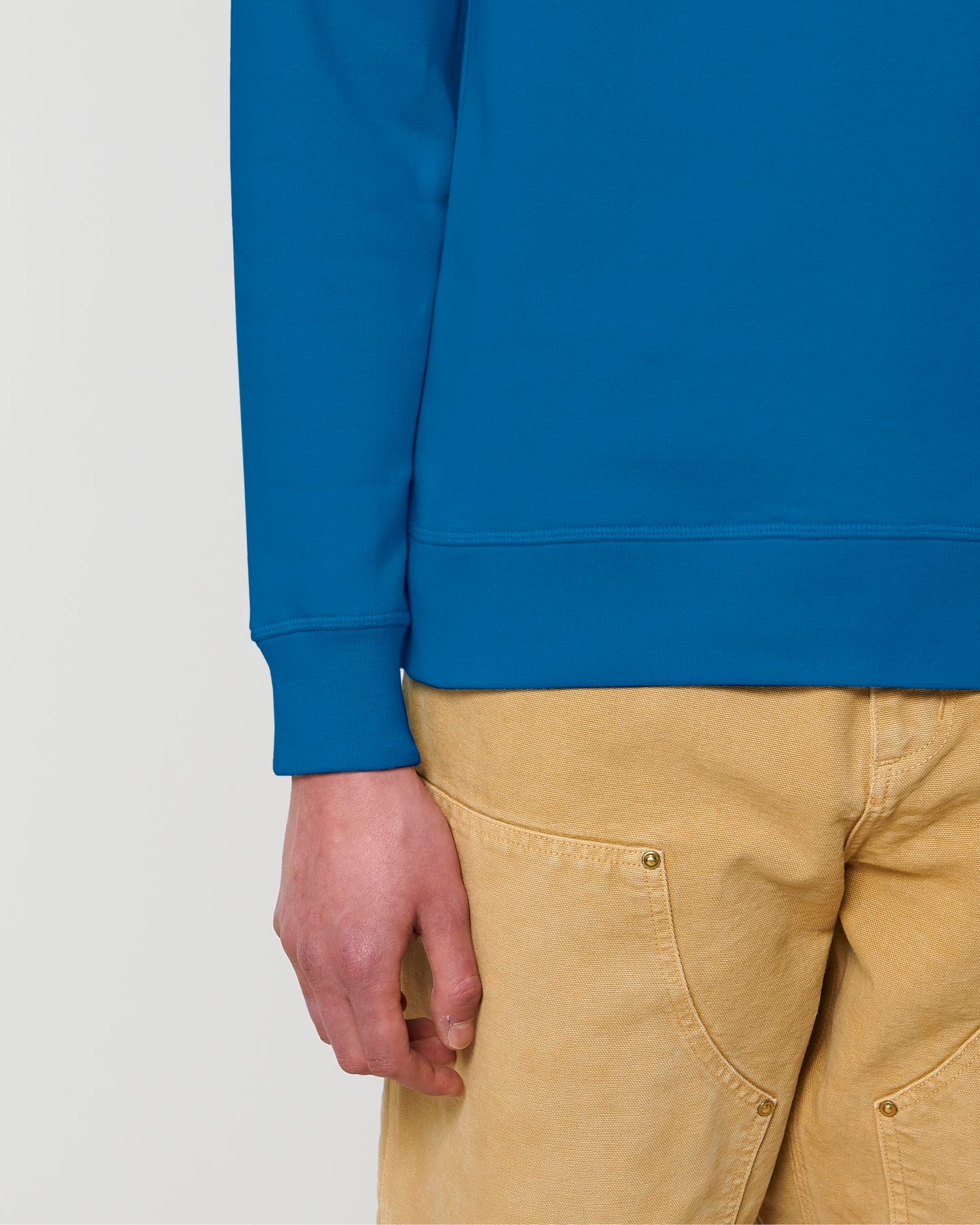 Sudadera de Cuello redondo orgánica unisex de peso medio-ligero - 280 g/m² | Roller STSU868