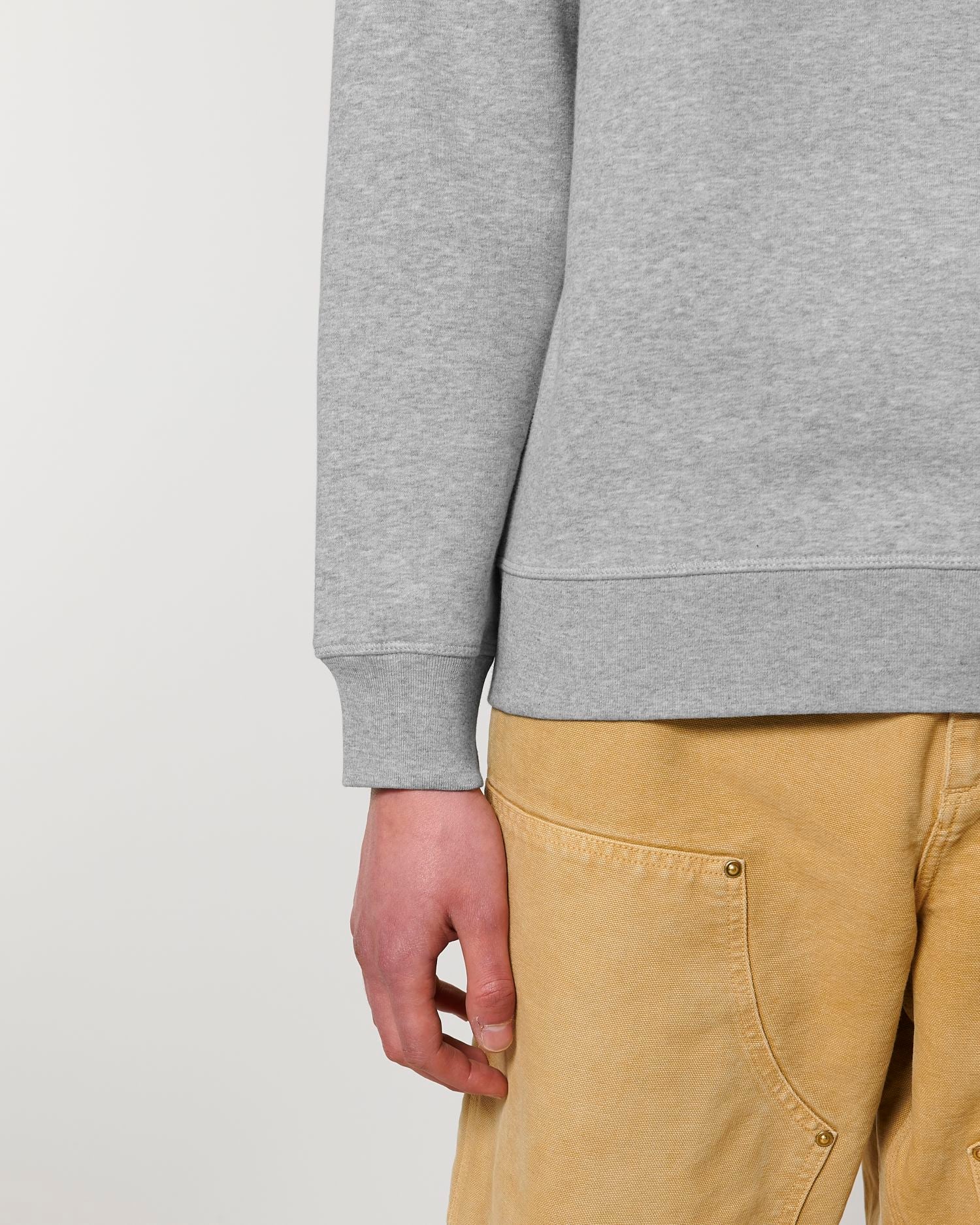 Sudadera de Cuello redondo orgánica unisex de peso medio-ligero - 280 g/m² | Roller STSU868