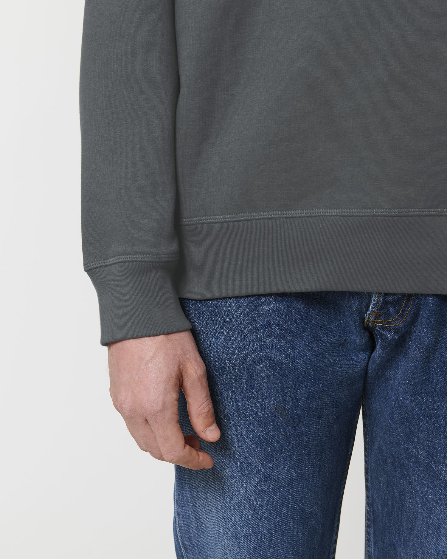 Sudadera de Cuello redondo orgánica unisex de peso medio-ligero - 280 g/m² | Roller STSU868