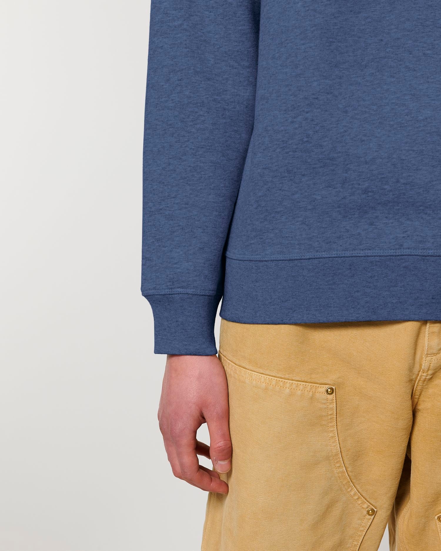 Sudadera de Cuello redondo orgánica unisex de peso medio-ligero - 280 g/m² | Roller STSU868