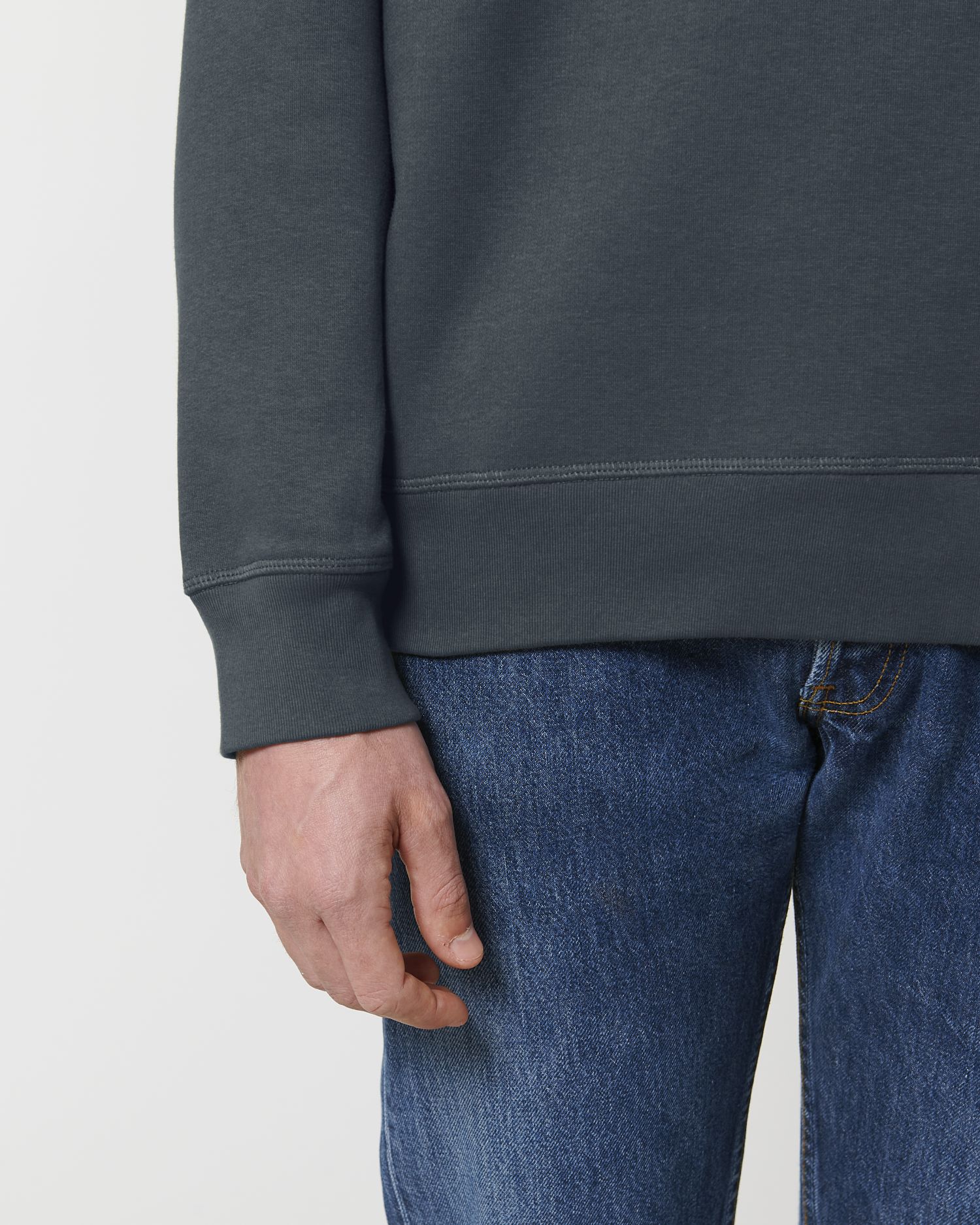 Sudadera de Cuello redondo orgánica unisex de peso medio-ligero - 280 g/m² | Roller STSU868