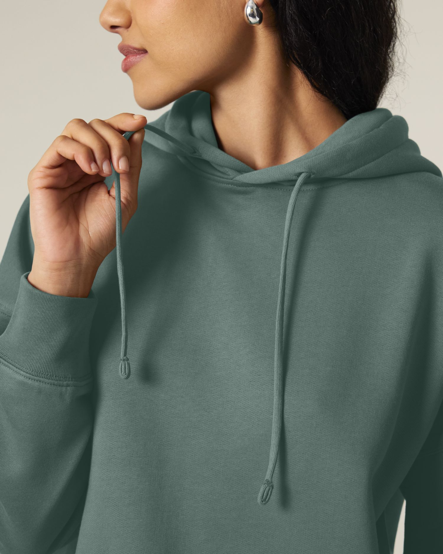 Women's Organic Cotton Hoodie Sweatshirt - 300 GSM | Nora STSW213