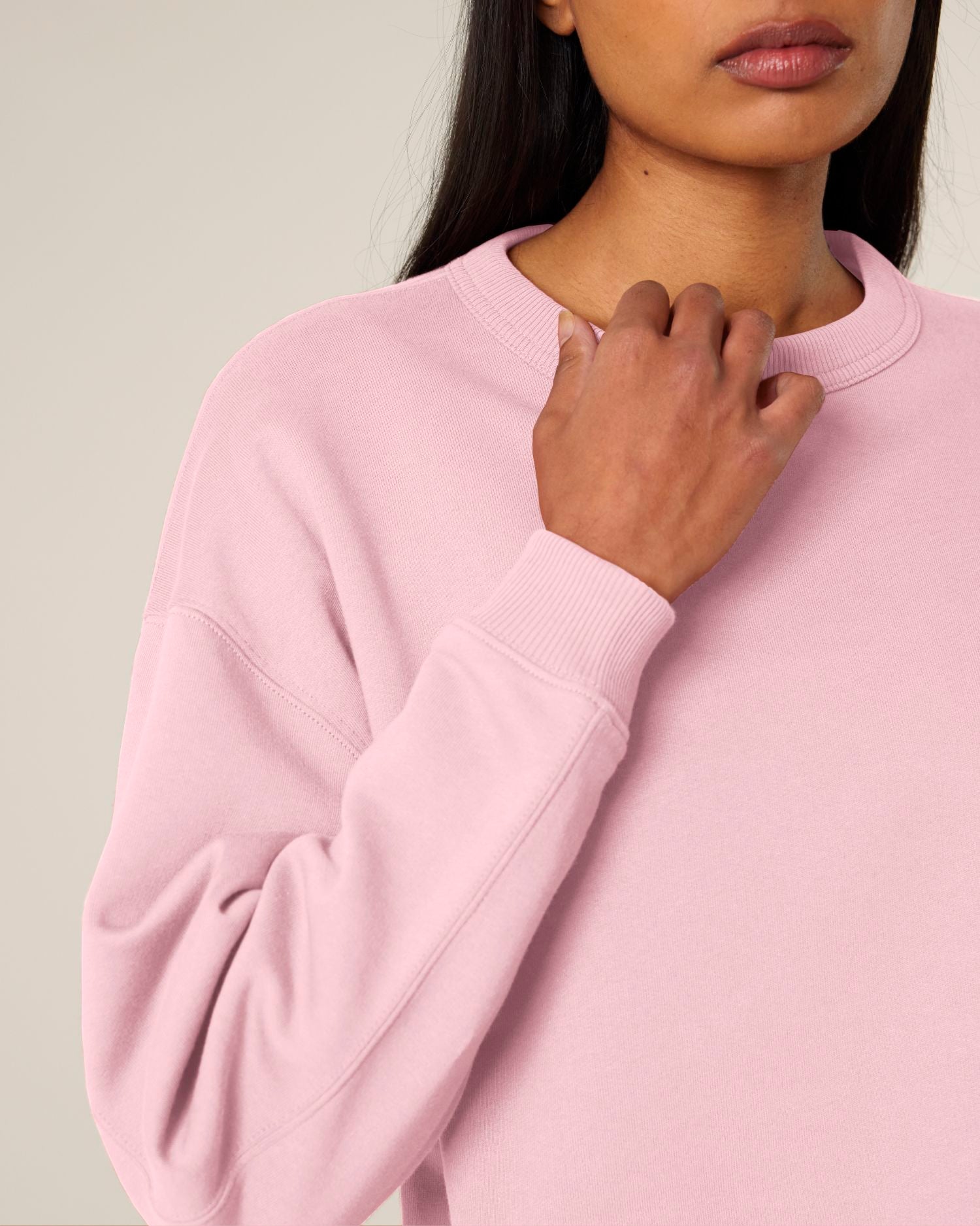 Sudadera de Cuello Redondo de Algodón Orgánico para Mujer - 300 GSM | Stella Paloma STSW218