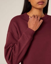 Women's Oversized Organic Cotton Crew Neck Sweatshirt - 300 GSM | Stella Paloma STSW218