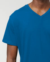 Camiseta orgánica con cuello en V para hombre - 155 g/m² | Presenter STTM562