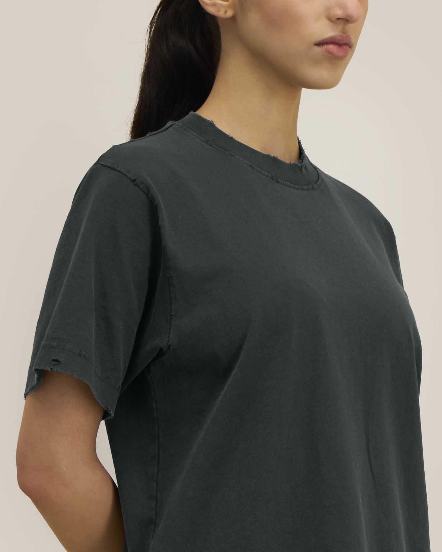 Stückgefärbtes schweres T-Shirt im Used-Look – 240 GSM | Freestyler Super Vintage – STTU280