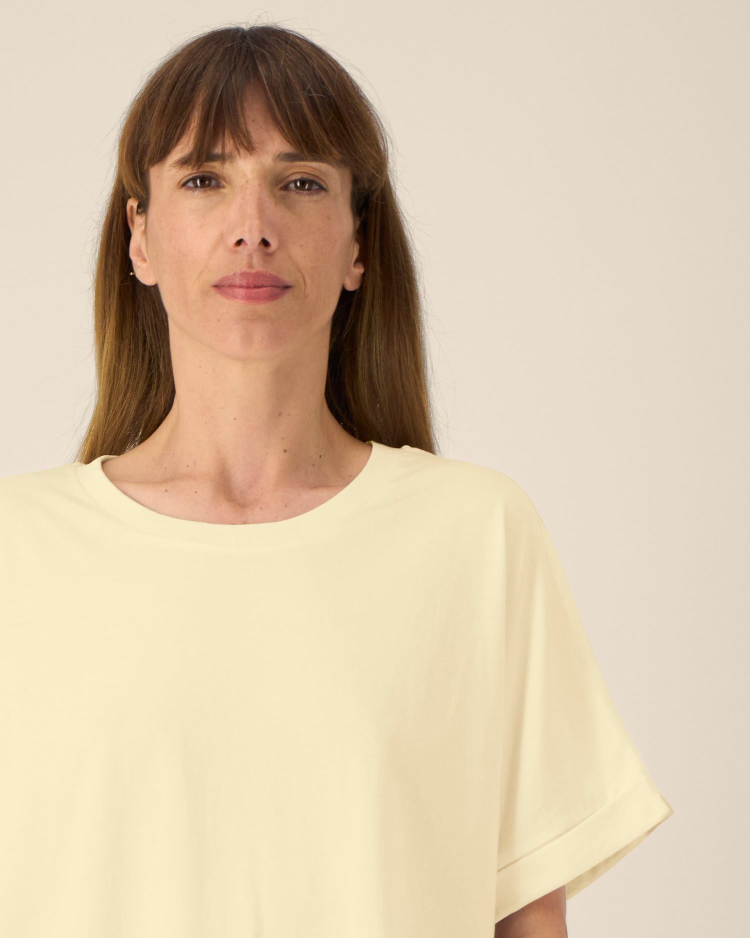 Women's Oversized Rolled Sleeve T-shirt - 155 g/m² | Stella Collider T-shirt STTW089