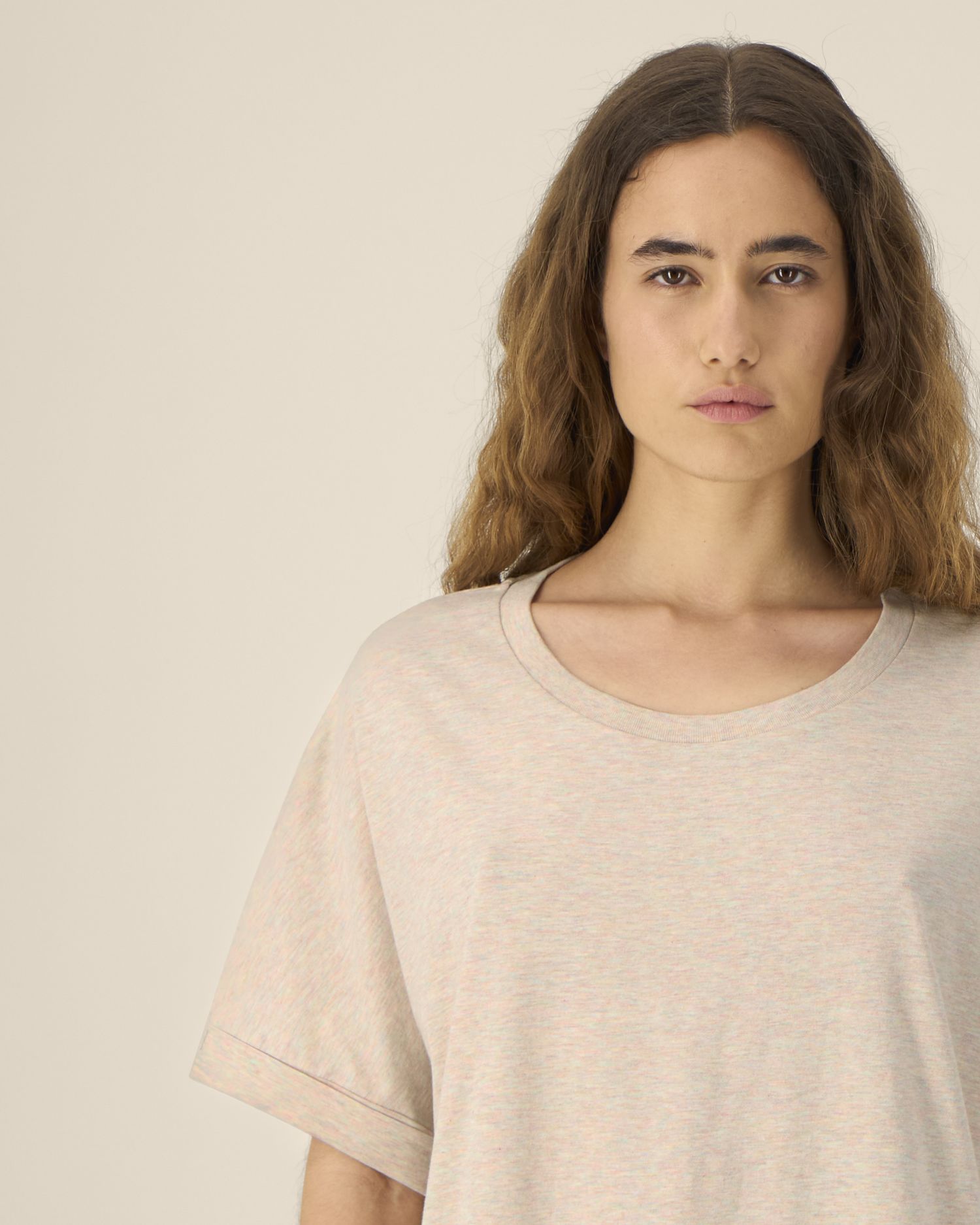 Women's Oversized Rolled Sleeve T-shirt - 155 g/m² | Stella Collider T-shirt STTW089