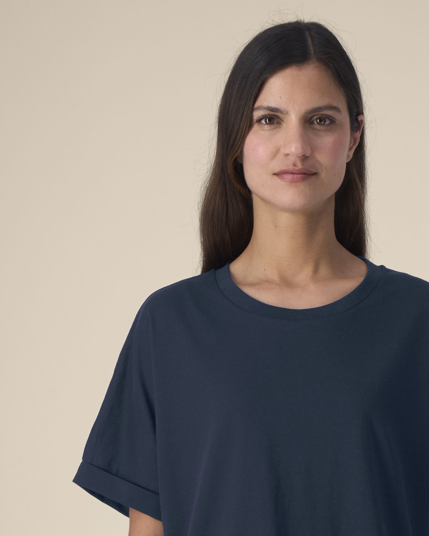 Women's Oversized Rolled Sleeve T-shirt - 155 g/m² | Stella Collider T-shirt STTW089