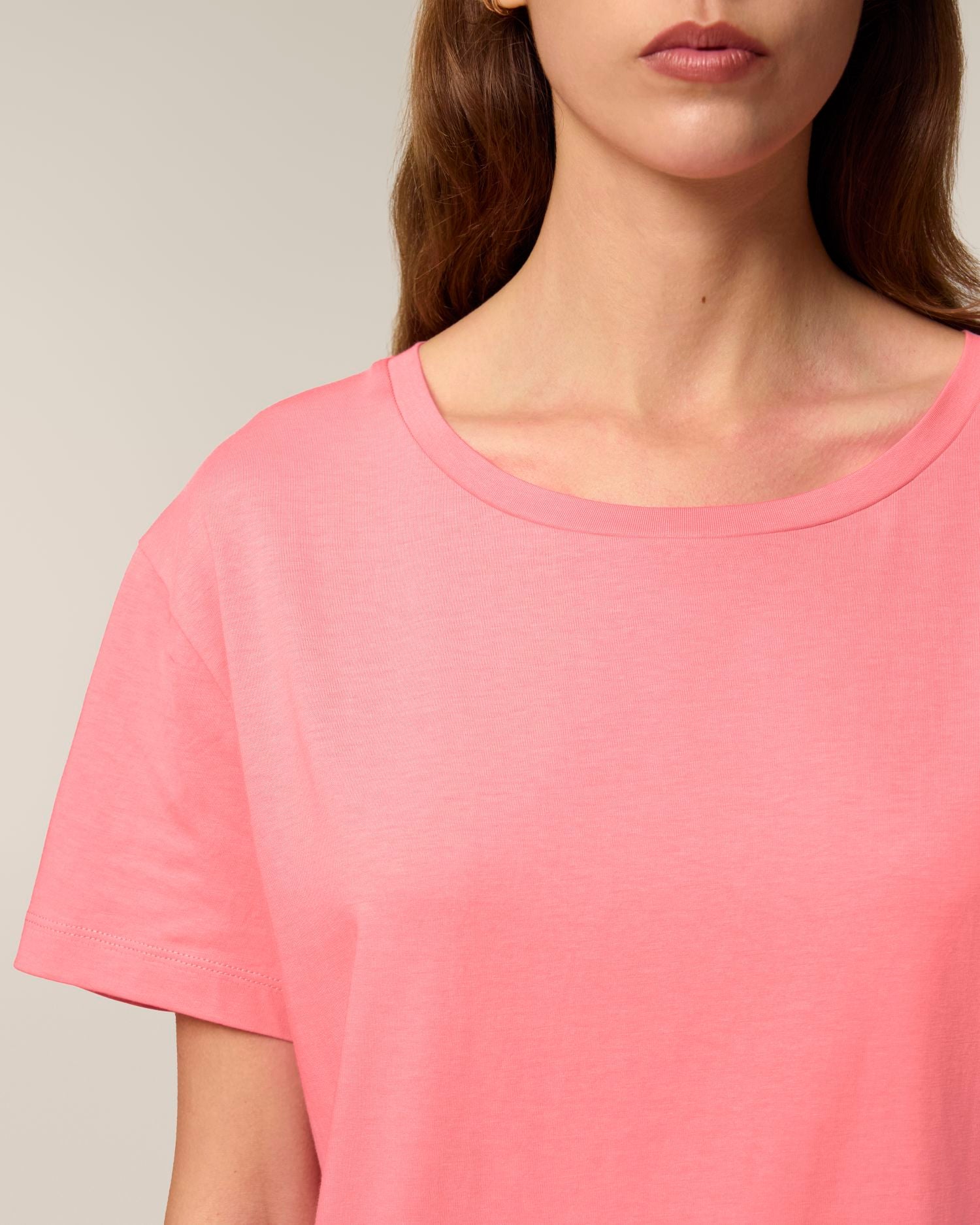 Women's Organic Cotton Scoop Neck T-Shirt - 155 GSM | Stella Serena STTW173
