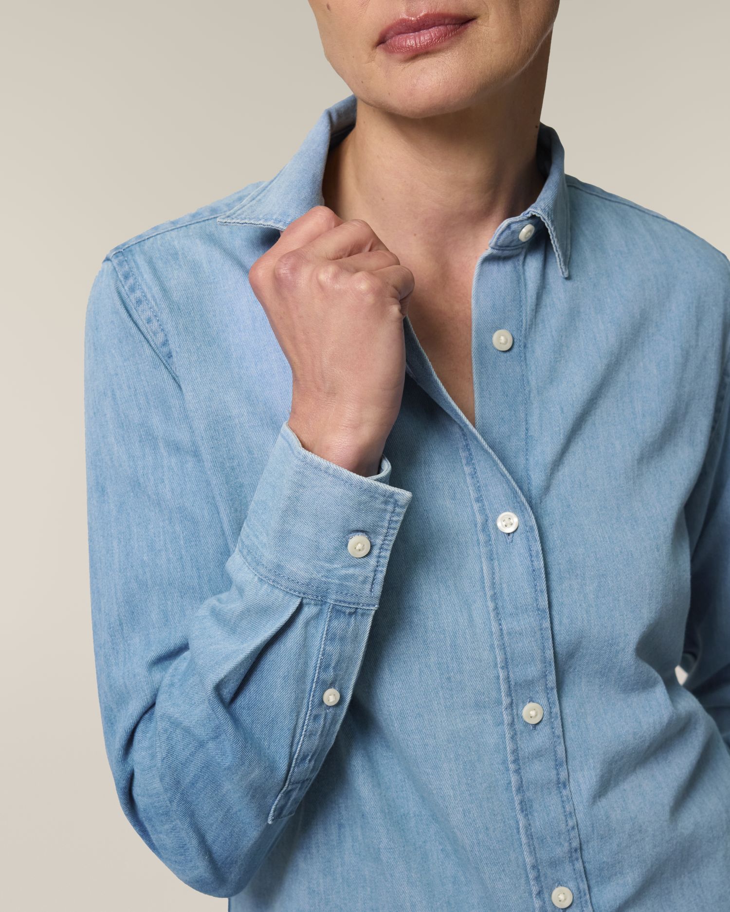 Camisa vaquera de mujer – 235 GSM | Stella STWW970