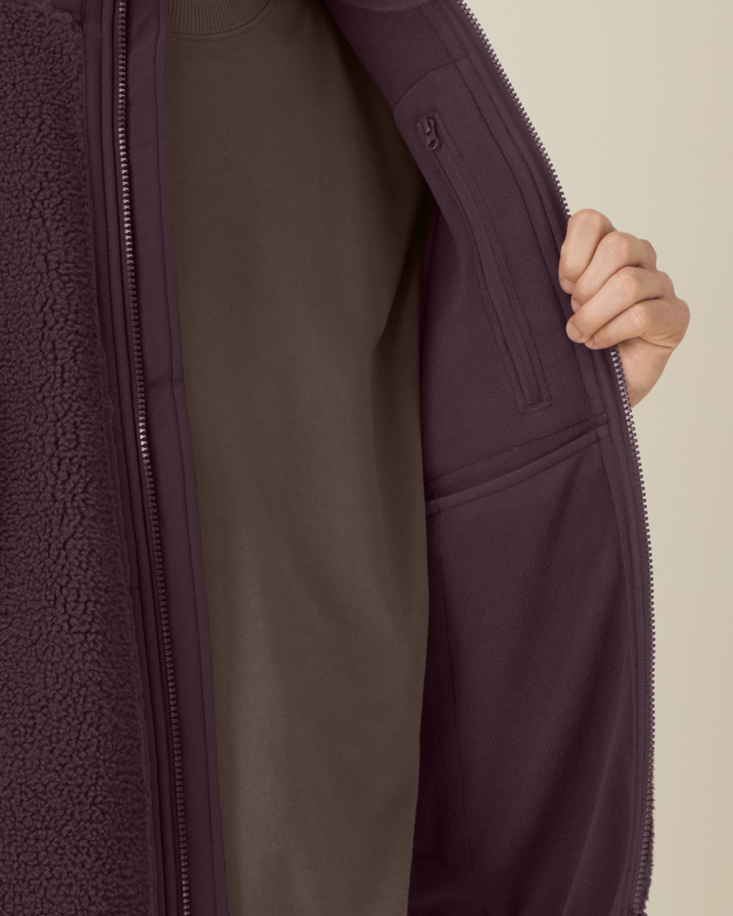 Veste Sherpa Sans Manches Recyclée Unisexe | Liner STJU249