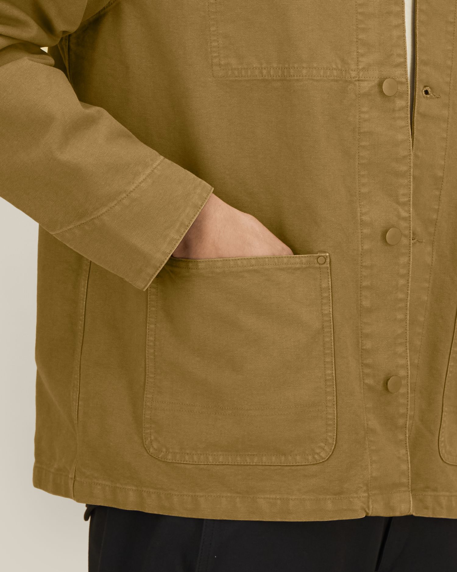 Unisex-Jacke aus stückgefärbtem Baumwoll-Canvas – 379 GSM | Arbeitsjacke – STJU294